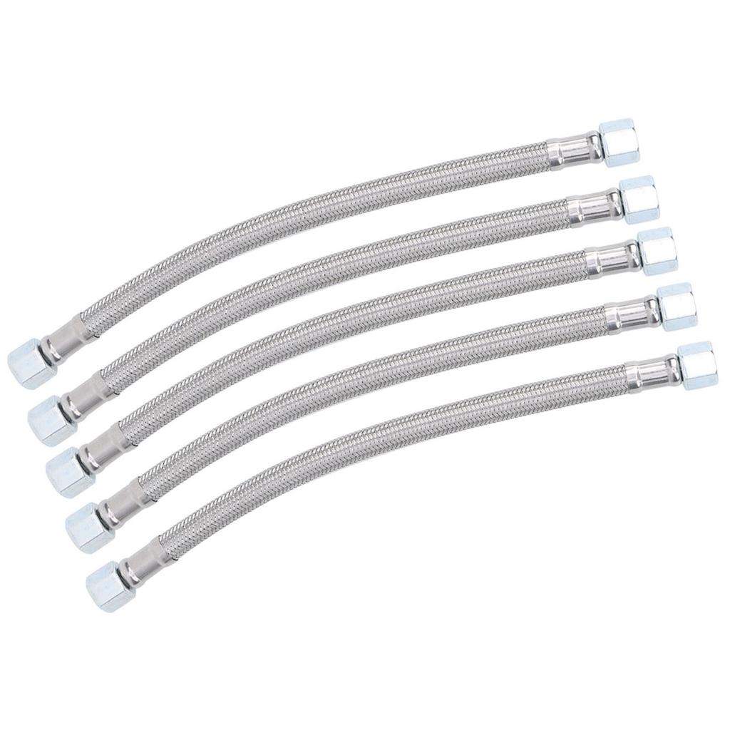 5pcs 14 X 1.5 Female Thread Air Compressor Element Hose Brake Silent Oil Free Line Pipe 50cm