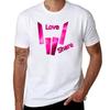 Share Love Pink Galaxy Tshirt Casual Holiday Short Sleeve Tee