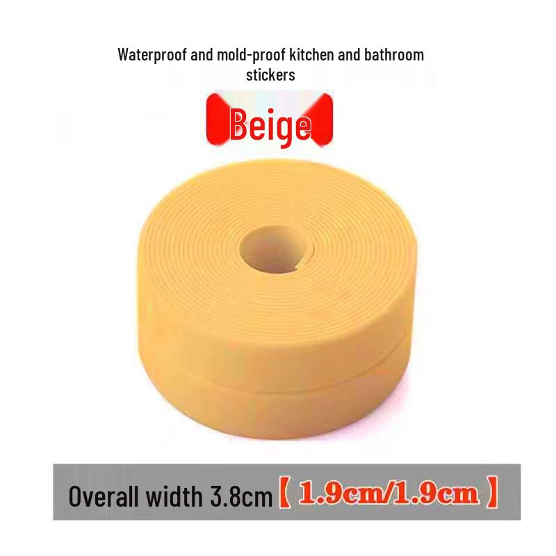 Waterproof & Stain-Resistant PVC Sealing Strip for Kitchen & Bathroom Gaps