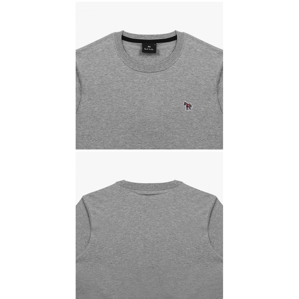 Paul Smith M2r 010r KZebra 72 Zebra Waffen Logo Slim Fit Mens Short Sleeve Tee