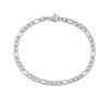 18K Gold-Plated Stainless Steel Figaro Chain Bracelet