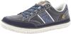 Edwin Stylish and Cool Side Easy To Wide 3E Soft Size Men's Sneakers, Stripes, Casual, Match, Lightweight, Fit, Cushioning, Non-Slip, 26.0 Cm, Navy,