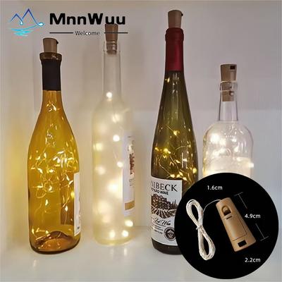 LED Wine Bottle Lights with Cork,1/2/3M Cork Lights Fairy Mini String Lights for Liquor Bottles Crafts Party Wedding Decoration