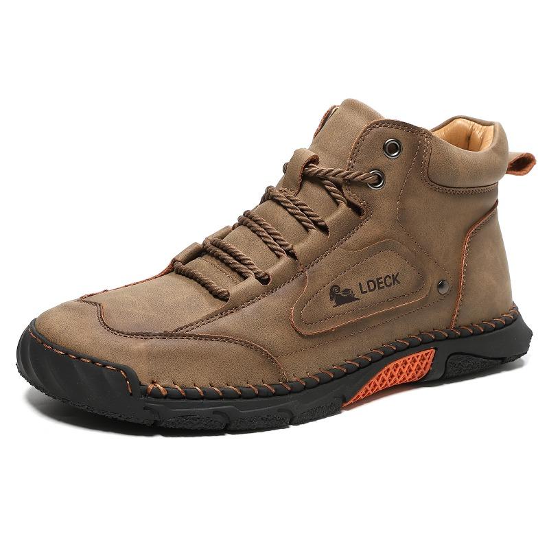 Men's Plus Size Shoes Men's Fashion Shoes Flat Boots Outdoor High-Top Shoes
