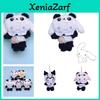 Cute And Cuddly Panda Series Plush Keychains