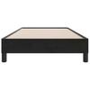 Łóżko Box Spring Bez Materaca Czarne 80X210 Cm Aksamit