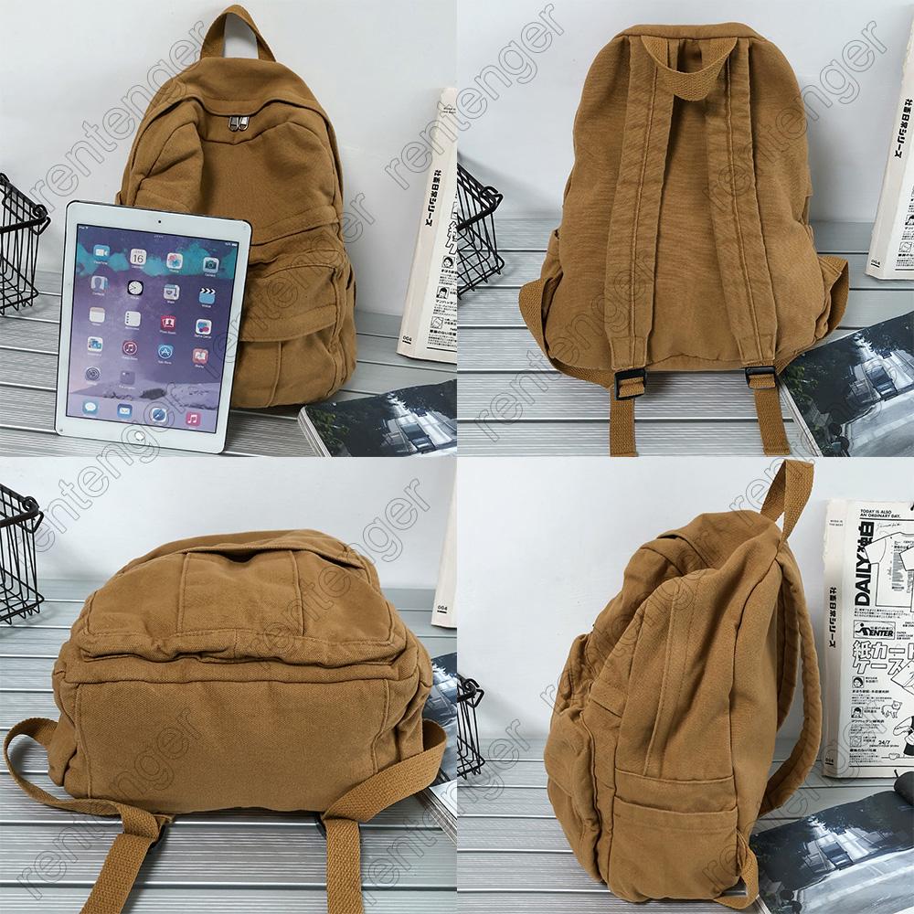 Girl Fabric Bag New Fashion College Vintage Women Backpack Canvas Female Laptop Bag Travel Kawaii Ladies