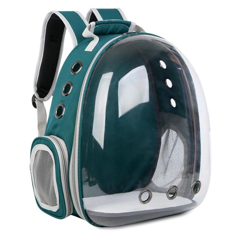Cat Pet Carrier Backpack - Transparent Capsule Bubble Design, Breathable for Small Animals (Puppy/Kitty/Bird), Ideal for Travel