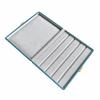 Jewelry Storage Box with Hinged Lid Secure Case Clasp Slim