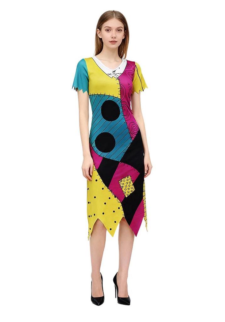 Sally Halloween Cosplay Costume - Nightmare Before Christmas
