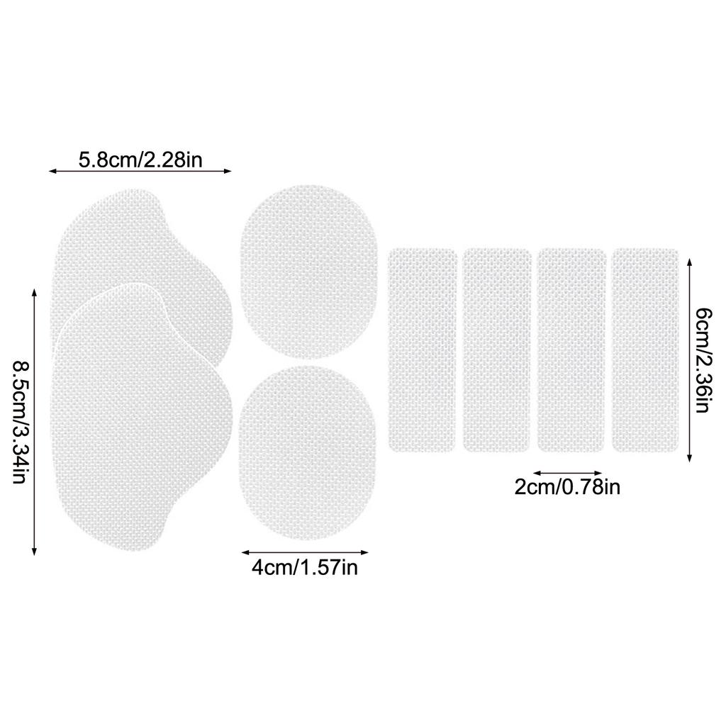Sports Shoes Repair Patches Self-Adhesive Sports Shoe Heel Repair Patches for Basketball Shoes Leather Shoes Boots