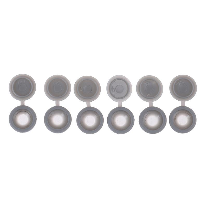 50Pc Hinged Plastic Screw Fold Caps Button For Car Furniture Decorative Cover