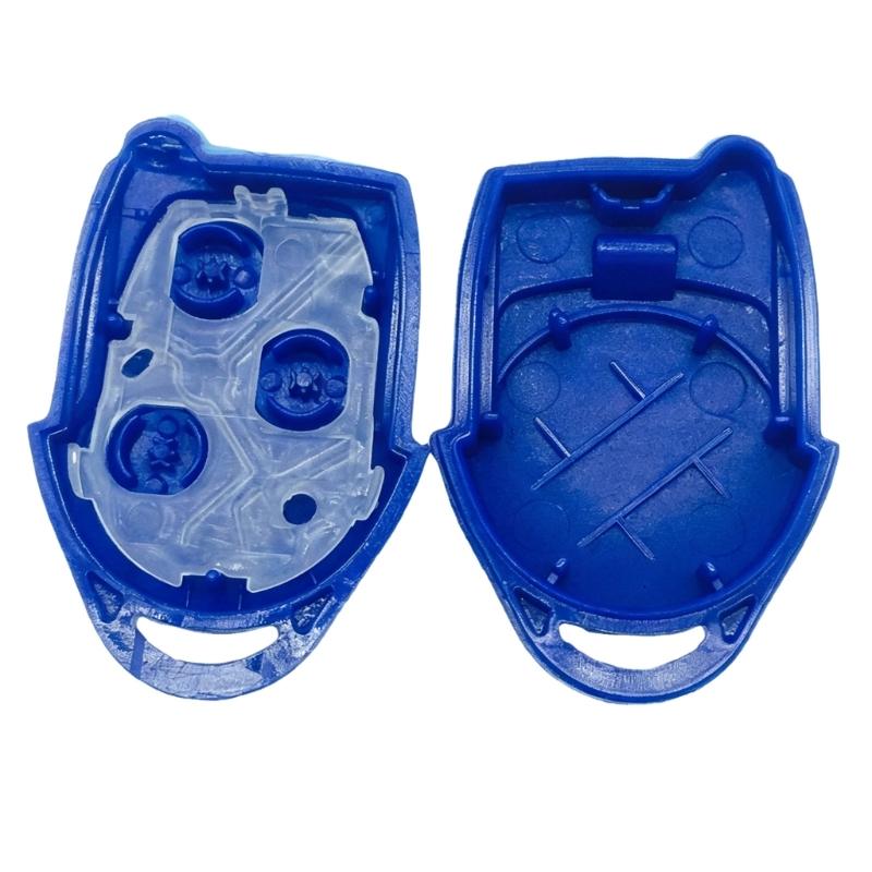 Automobile Blue 3 Button Remote Key Shell Protector For Transit Connect 2006-2014 DIY Replacement Cover