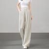 Maternity Wide-Leg Pants - Spring/Summer 2026 Style, Lightweight, No-Tight Belly Design, Long Trousers