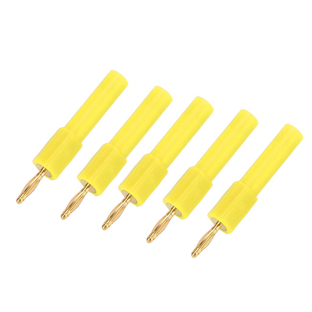 5Pcs Convert Banana Plug Strong Connectivity Good Conductivity 2mm to 4mm Conversion Banana Plug