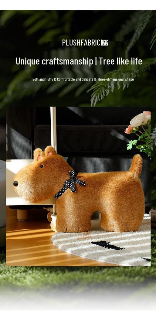 Cross-border New Collar Dog Pillow - Cute Toy Sofa Doll & West Highland Home Decoration