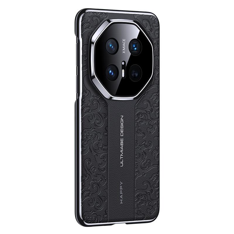 

Подходит для чехла для мобильного телефона Huawei Mate70pro, узор «Дракон с благоприятными облаками», мгновенно преображенный, кожаный чехол M70 с полной защитой Huawei Mate 70Pro +