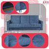 Entspannungsmöbelset Alicja Ausklappsofa Sofa Sessel Family Möbel Marineblau