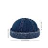 1pc Men's Wrinkle Free Light Denim Hat, Retro Washed and Distressed Craftsmanship, Casual and Versatile Outdoor Sunshade Hat