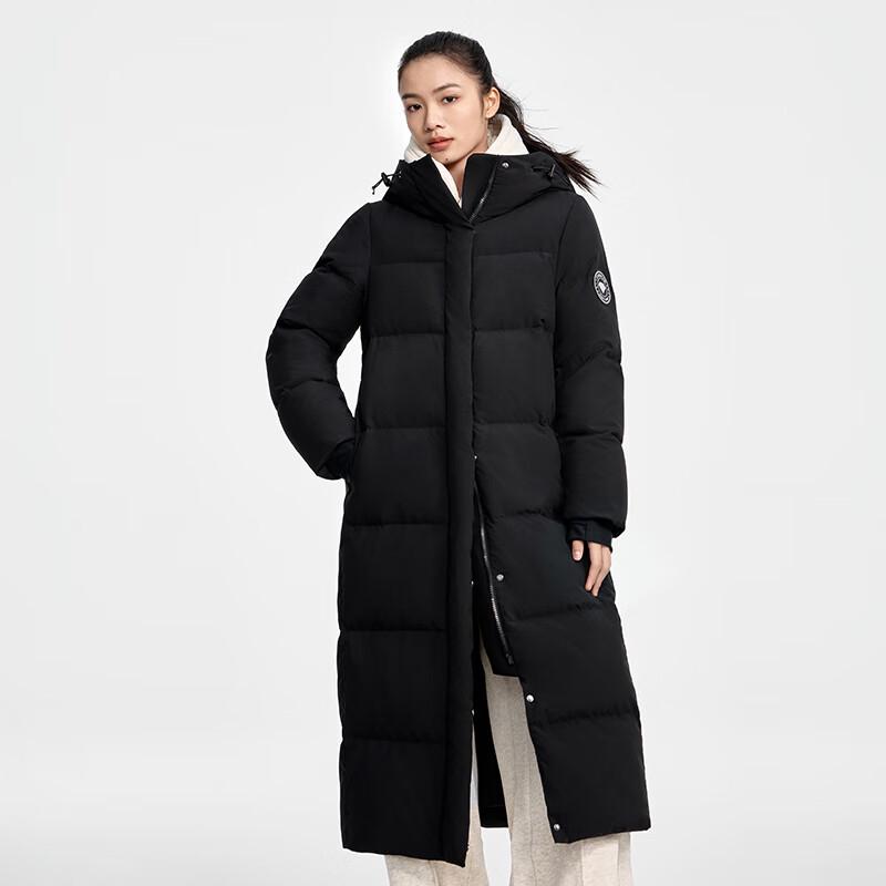 

Женский длинный пуховик с капюшоном Qianrengang в стиле Лю Тао 2XL