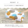 Toyo Case Cool Futon Cushion Friends, Size: Approx. 35cm Diameter x 60cm Length, WEB-COOL (Hedgehog)