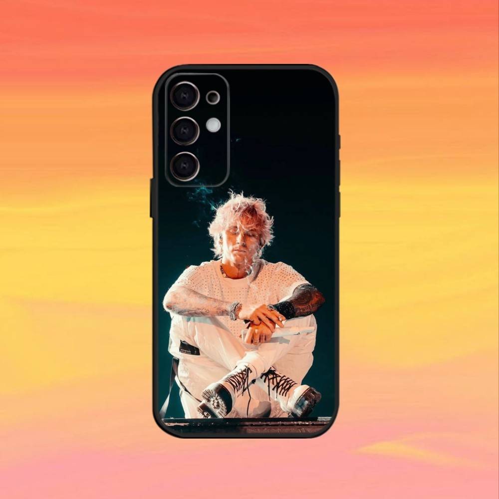 M-MGK Machine Gun Kelly Handyhülle Für Samsung S25,24,23,22,30,21,10,9,Ultra,Plus,FE 5G Schwarze Weiche Hülle