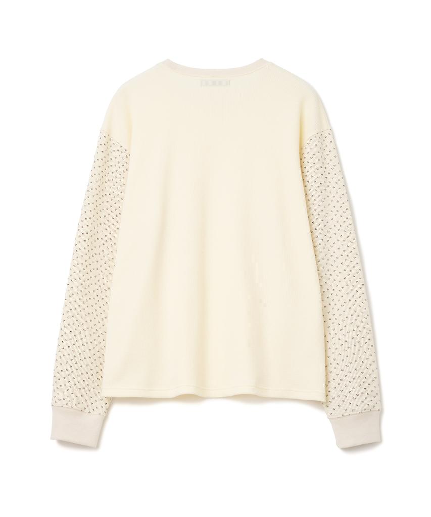 MILLO WOMEN Floral Loose T-Shirt [Cream]