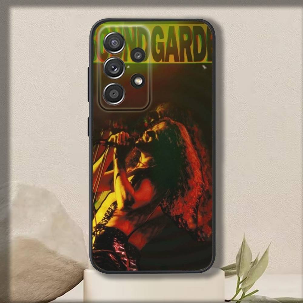 S-Soundgardens Band Phone Case For Samsung S 25,24,23,22,30,21,10,9,Ultra,Plus,Lite,FE,4,5 G Soft Black Case