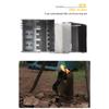 Cooking Stove Stainless Steel Portable Collapsible Camping Stove Outdoor Wood Burning Backpacking Camp Tent Stove for Picnic BBQ