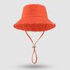 Autumn and winter hat women's large brim showing face small bucket hat versatile basin hat high sense solid color bucket hat