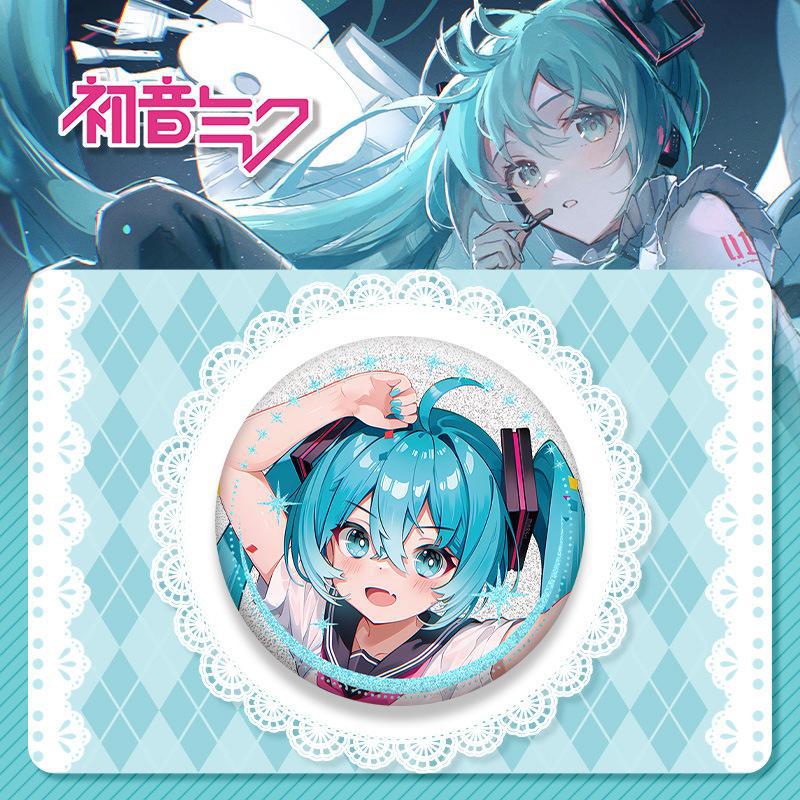 

Значок Hatsune Miku 75 мм с новым дизайном - 75 мм оловянный значок аниме периферийный 75mm