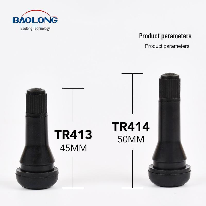 TR413/TR414 EPDM Rubber Valve Stem for Tubeless Car Tire