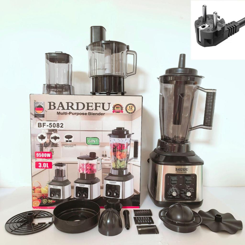 2-in-1 Multifunctional Blender & Juicer: Stainless Steel Food Processor for Fruits & Vegetables