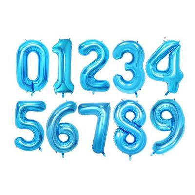 40-Inch Blue Number Balloon for First Birthday Party Decoration