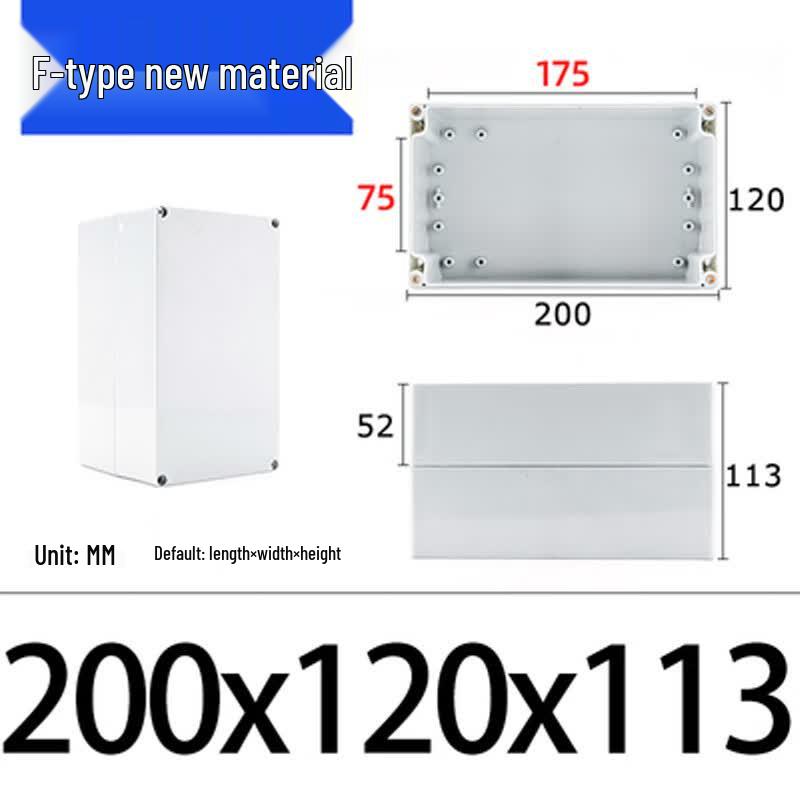Outdoor Waterproof ABS Plastic Junction Box