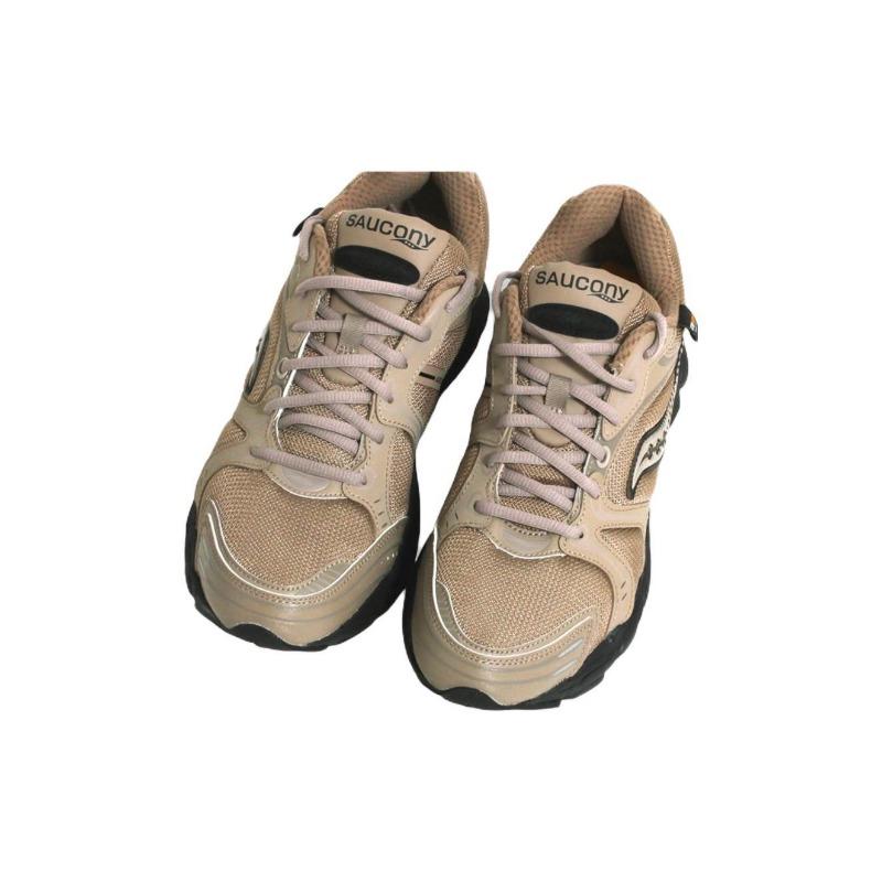SAUCONY ProGrid Triumph 4 Men Low-top Running Shoes Tan Cushioned Non-slip Durable S70758-2