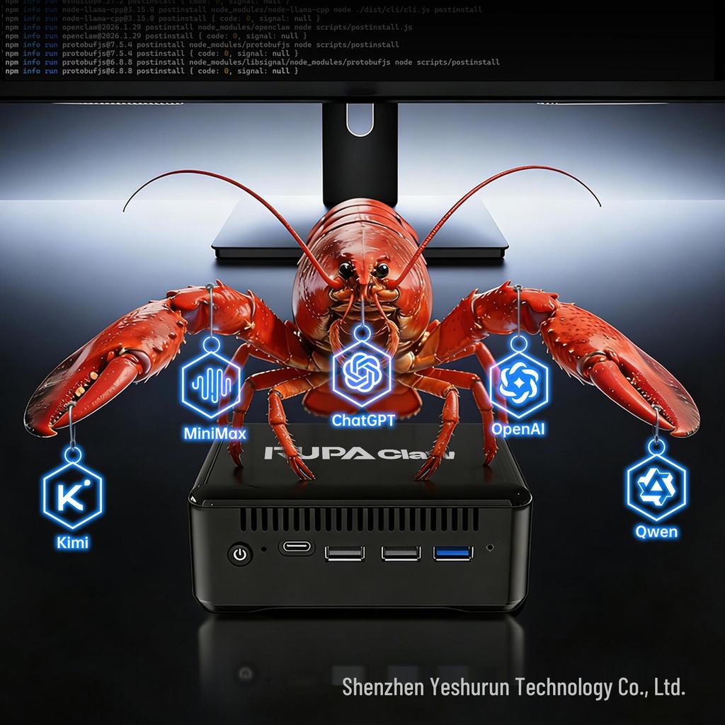 OpenClaw Mini AI Crawfish Robot