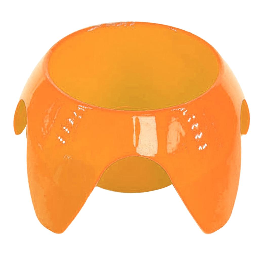 Beach Cup Holder Plastic Multifunctional Beach Drink Holder for Snacks Sunglasses Phone Orange