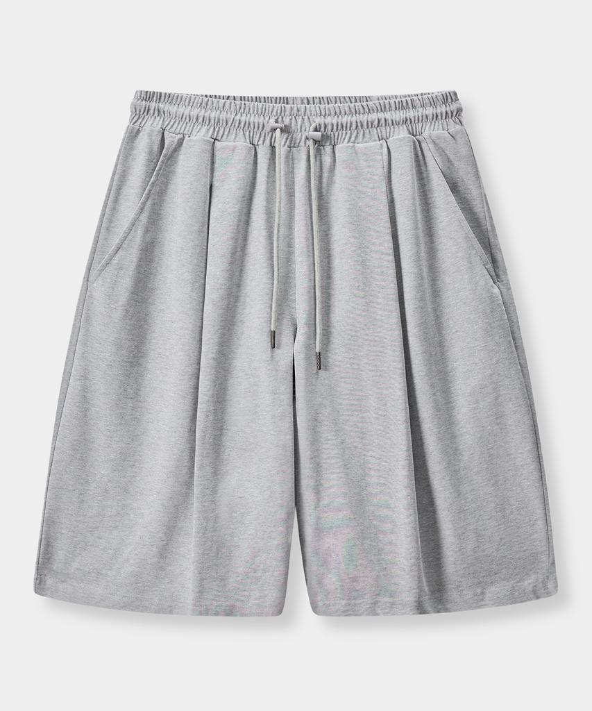 Dimiteulibeullaeg [10Th Anniversary Special] © Everyone'S Coolmax® Fabric One-Pleat Sweat Half Pants_3 Colors