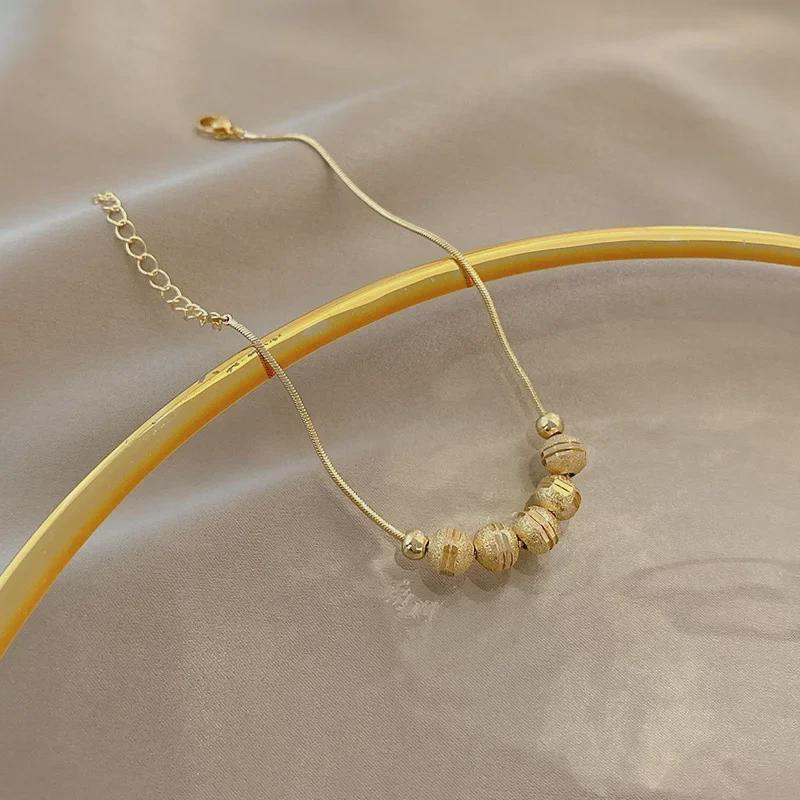 Japoński Koreański Celebrycki Bransoletka z Zawieszką Koralik Błogosławieństw - Wszechstronny, Modny i Prosty Design dla Kobiet