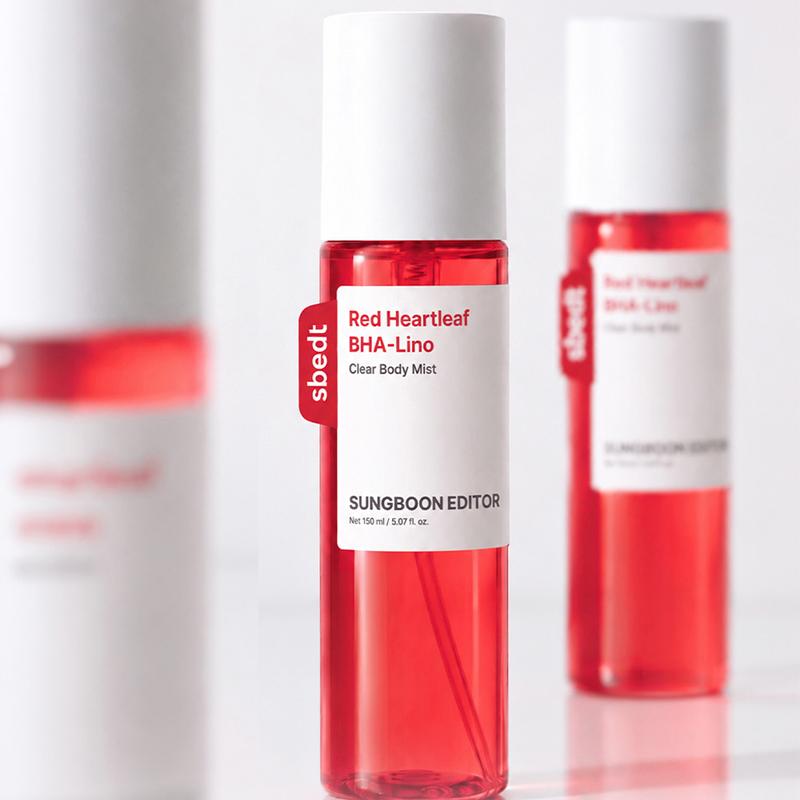 SUNGBOON EDITOR Red Heartleaf BHA-Lino Clear Body Mist 150ml