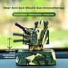 Solar Powered Rotating CIWS Model Car Air Freshener, Cool Style Automatic Car Perfume Decor, Novelty Gift for Men W3J4