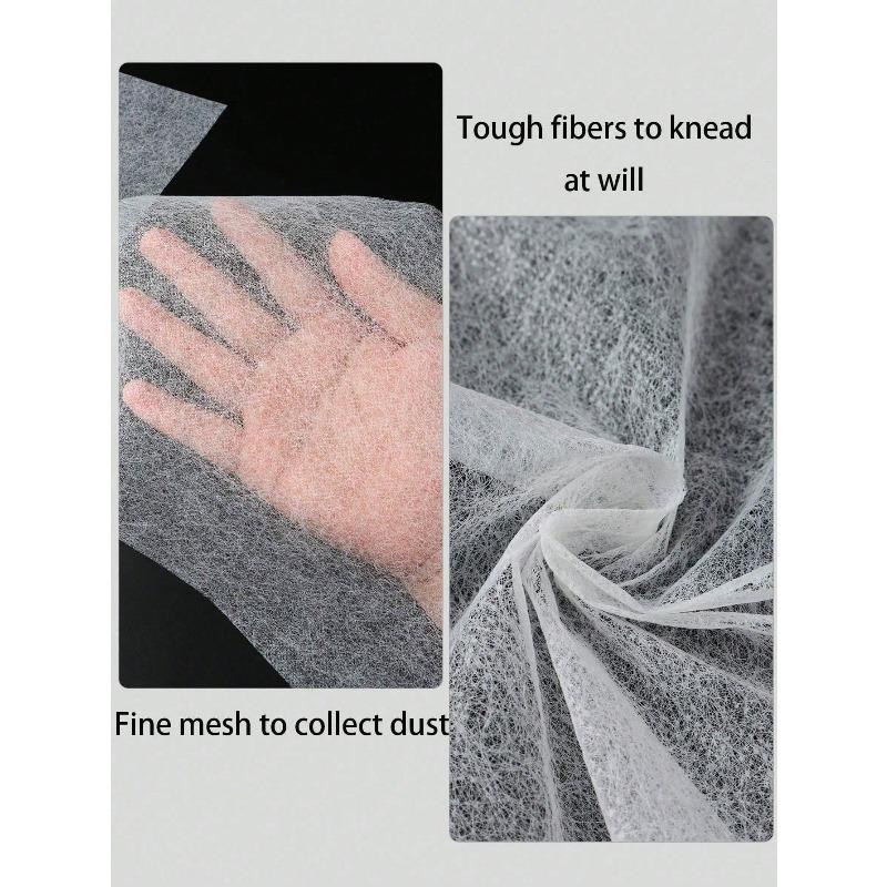 100pcs Disposable Nail Dust Collector Filter Paper, Suitable For Nail Dust Collector, Portable Non-Woven Nail Paper, For Professional Nail Salon