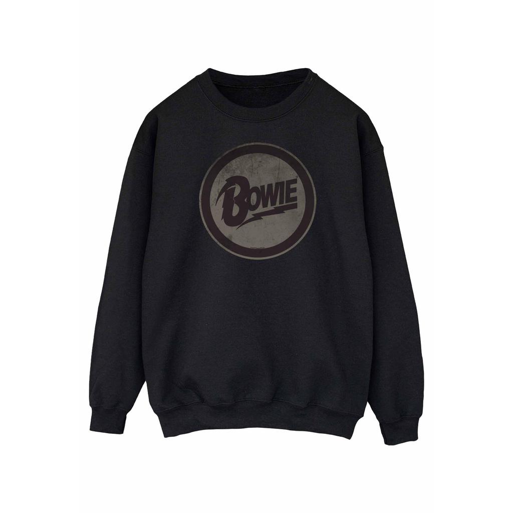 David Bowie Womens/Ladies Circle Logo Sweatshirt