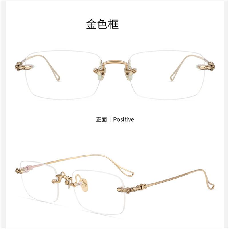 

New Fashion Men Women Rimless Reading Glasses Anti Blue Light Bifocal Far Near Magnification Eyewear Presbyopic Glasses +1.5+4.0 +1.0