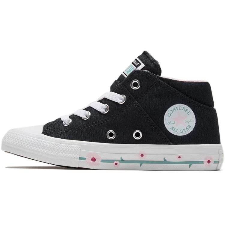Converse Chuck Taylor All Star Madison Comfortable Mid-Top Kids Canvas Shoes Kids Sneakers Black 666917C