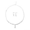 Fashion Necklace Earrings Bridal Set Necklace Dinner Party Wedding Full Diamond Women's Elegant Adjustment Crystal Pendant Jewelry 2026