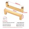 Modern Simple Stainless Steel Kitchen Cabinet & Wardrobe Handle for Doors and Drawers