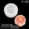Peony Flower Silicone Mold for DIY Baking, Aromatherapy Plaster, Candle Making, Fondant, Cake, Chocolate, and Pudding.