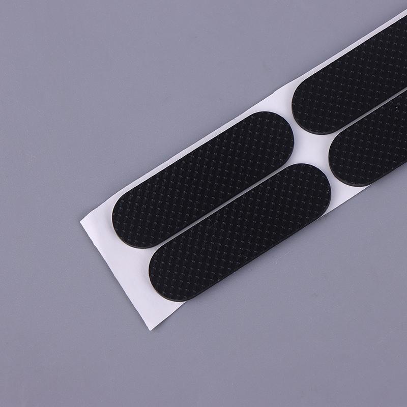 4 Stück Schwarze Gummi-Füße Dicke 1,8 mm Rutschfest Selbstklebend Silikon Stoßfest Schutzpolster Für Tastatur-Basis Schrank